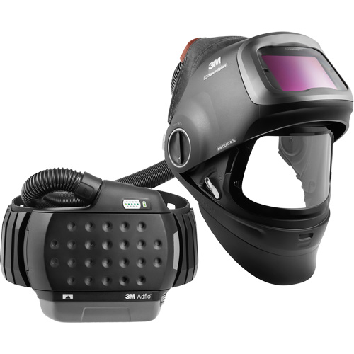 Masque de soudage &agrave; usage intensif Speedglas G5-01 avec syst&egrave;me de respirateur d'&eacute;puration d'air propuls&eacute; Adflo, Masque de soudage, Pile Lithium-ion R.M.G. Prévention
