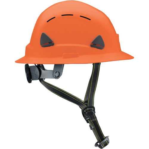 Fibre Metal Climbing Style Helmet with Full Brim, Meets CSA Type 2, Ratchet Suspension, Vented R.M.G. Prévention