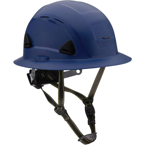 Fibre Metal Climbing Style Helmet with Full Brim, Meets CSA Type 2, Ratchet Suspension, Vented R.M.G. Prévention