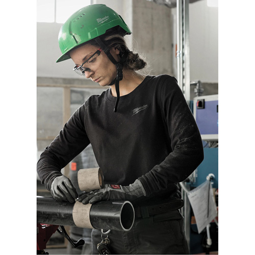 T-shirt hybride &agrave; manches longues FREEFLEX, Femmes, T-petit, Mauve R.M.G. Prévention