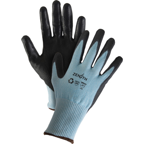 Gants &eacute;lastiques &eacute;cologiques r&eacute;sistants &agrave; la coupe, Taille 9, Calibre 13, Rev&ecirc;tement Polyur&eacute;thane, Enveloppe en PEHP/rPET, ASTM ANSI niveau A3 R.M.G. Prévention