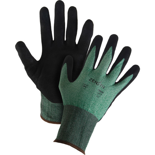 Lightweight High-Dexterity Cut-Resistant Gloves, Size 8, 21 Gauge, Foam Nitrile Coated, Stainless Steel/HPPE Shell, ASTM ANSI Level A3 R.M.G. Prévention