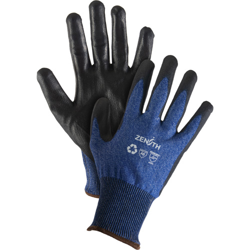 Eco-Friendly Stretch Cut-Resistant Gloves, Size 11, 18 Gauge, Polyurethane Coated, Stainless Steel/HPPE/RPET Shell, ASTM ANSI Level A5 R.M.G. Prévention