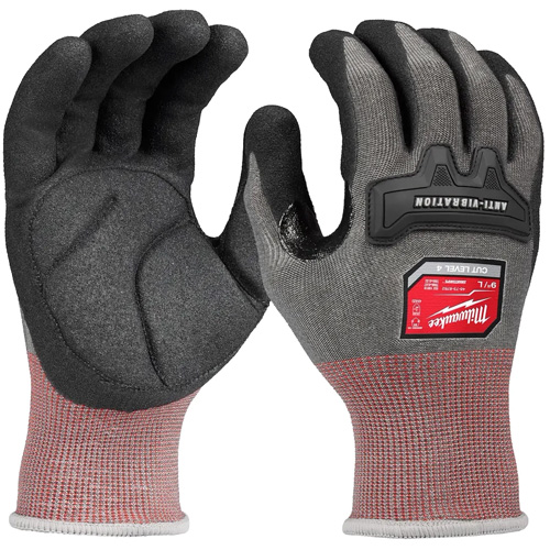 High-Dexterity Anti-Vibration Gloves, Size Small, Synthetic Palm R.M.G. Prévention