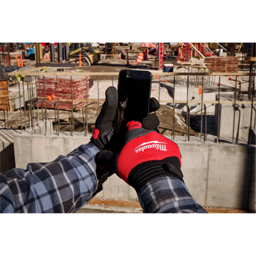 Anti-Vibration Work Gloves, Size Small, Synthetic Palm R.M.G. Prévention