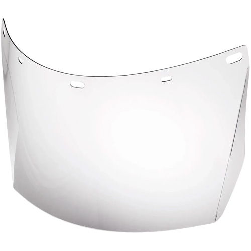 Lentille de rechange pour visi&egrave;re compl&egrave;te sans rev&ecirc;tement, Polycarbonate, Teinte Transparent R.M.G. Prévention