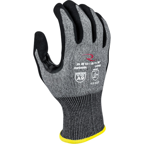 RWG589 Cut Protection Coated Gloves, Size 2X-Large, 18 Gauge, Foam Nitrile Coated, HPPE Shell, ASTM ANSI Level A9/EN 388 Level F R.M.G. Prévention