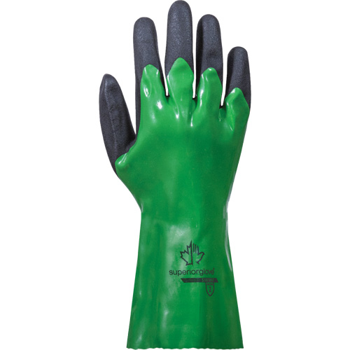 Gants r&eacute;sistants aux produits chimiques SolvStop, Taille 7, 12" lo, PVC R.M.G. Prévention