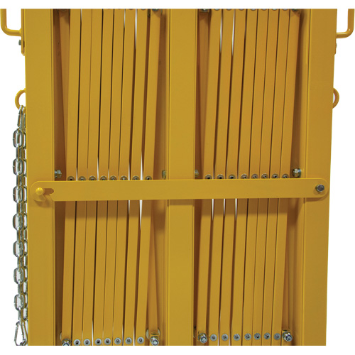 Expandable Barrier, 84" H x 20' L, Yellow R.M.G. Prévention