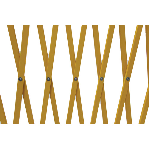 Expandable Barrier, 84" H x 20' L, Yellow R.M.G. Prévention