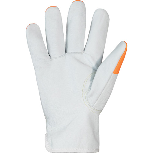 Gants haute visibilit&eacute; r&eacute;sistants &agrave; la coupe Endura Pro, Taille T-Grand, Enveloppe en Cuir de vache, ASTM ANSI niveau A6 R.M.G. Prévention