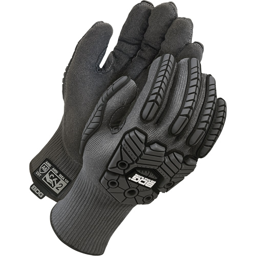 Deny&reg; Lined Cut-Resistant Impact Gloves, 7, Microfibre Palm, Elastic Cuff R.M.G. Prévention