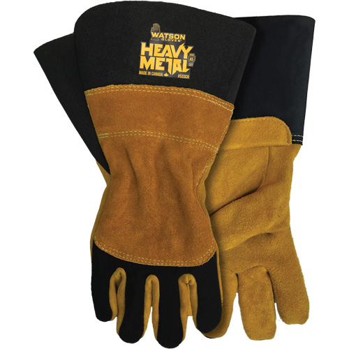 Black Velvet Mig/Stick Welding Gloves, Grain Elkhide, Size Small R.M.G. Prévention