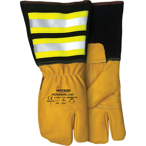 Powerline One-Finger Water-Resistant Mitt, Leather, Medium R.M.G. Prévention
