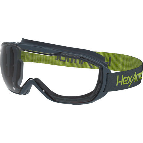 MX500 Safety Goggles, Clear Lens, Anti-Fog/Anti-Scratch, Indirect Vent R.M.G. Prévention