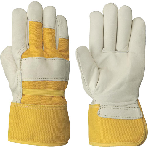 Gants isol&eacute;s en cuir fleur de vache pour femmes, Taille unique, Paume en Cuir fleur de vache, Doublure en Molleton R.M.G. Prévention