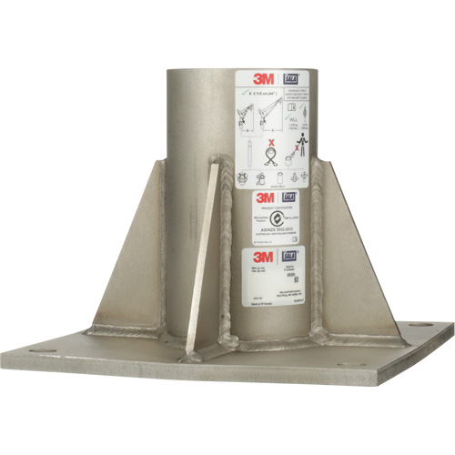 DBI-SALA&reg; Confined Space Floor Mount High Capacity Davit Mast Base, Stainless Steel R.M.G. Prévention