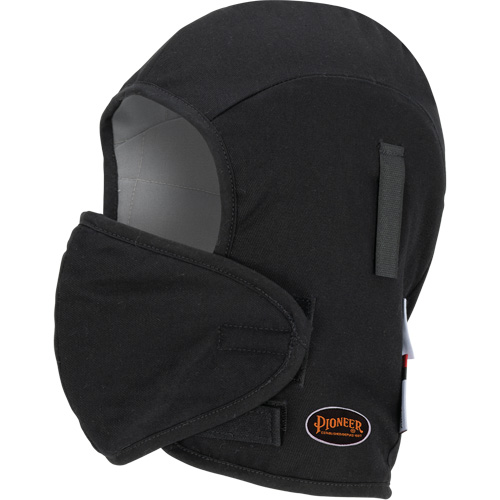 Doublure matelass&eacute;e ignifug&eacute;e Pioneer 766A pour casque de s&eacute;curit&eacute; avec embout buccal amovible, Noir/Gris, Coton/FR-Tech/Modacrylique/Nylon R.M.G. Prévention