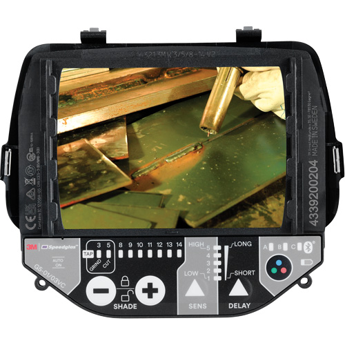 Filtre auto-assombrissant &agrave; teinte variable Speedglas G5, 2-4/5" la x 4-1/4" h Champ de vision, Pour utilisation avec Casques G5-01 et G5-03 R.M.G. Prévention