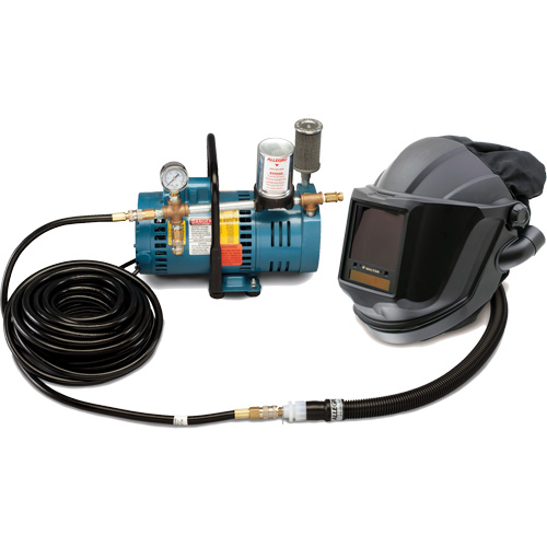 1-Worker MAXSHIELD&reg; Supplied Air Shield & Flip-Front Welding System R.M.G. Prévention