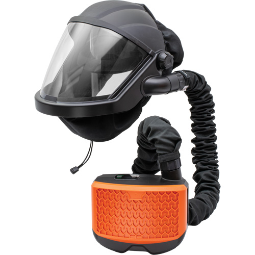 PEAKAIR MAXSHIELD&reg; Powered Air-Purifying Respirator with Blower kit, Facepiece Respirator, Lithium-Ion Battery R.M.G. Prévention
