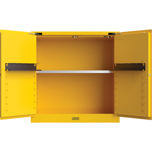 Armoire de s&eacute;curit&eacute; pour produits inflammables Utili-Guard+, 30 gal., 1 Porte(s), 43" La x 44" h x 22" p R.M.G. Prévention