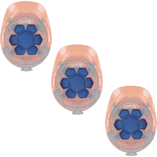 Coussin sup&eacute;rieur de refroidissement pour casque de s&eacute;curit&eacute; Chill-Its 6612 &agrave; &eacute;vacuation de lhumidit&eacute; R.M.G. Prévention