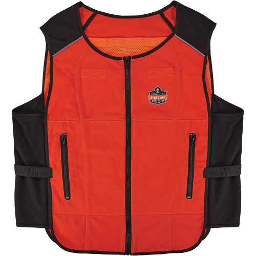 Chill-Its 6255 Lightweight Phase Change Cooling Vest (Vest Only), Small/Medium, Orange R.M.G. Prévention