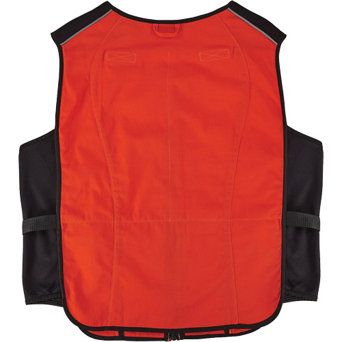 Veste de refroidissement &agrave; changement de phase l&eacute;g&egrave;re avec sachets de recharge Chill-Its 6260, Grand/T-Grand, Orange R.M.G. Prévention