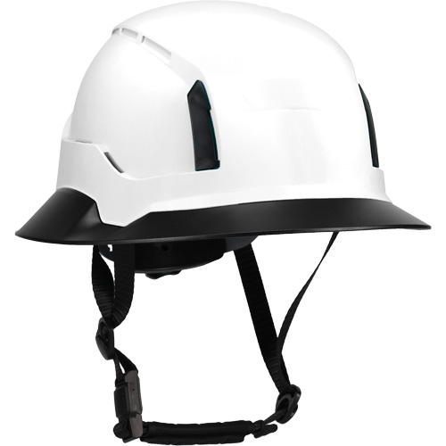 Wide Clip-On Full Brim for RZRBack Climbing Helmet, White R.M.G. Prévention