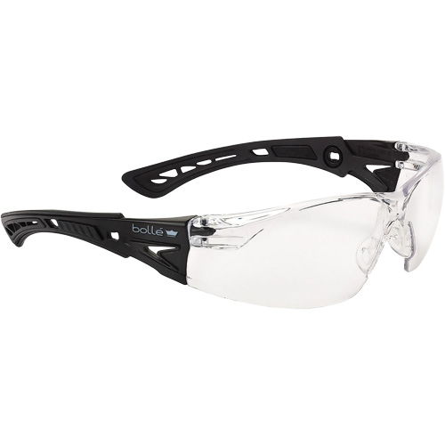 Rush+ Small BSSI Safety Glasses, Clear Lens, Anti-Fog/Anti-Scratch, ANSI Z87+ R.M.G. Prévention