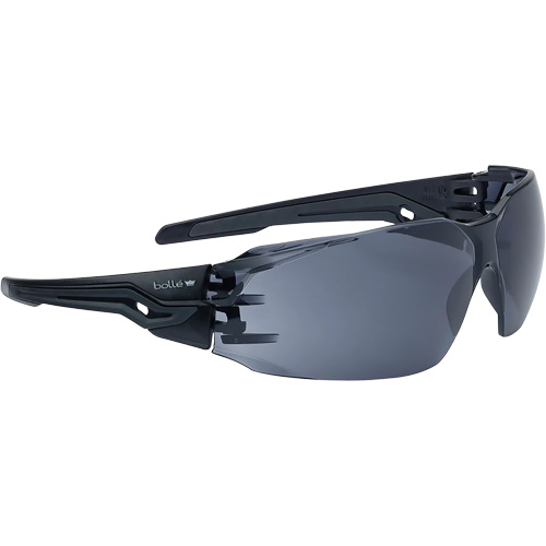 Silex+ BSSI Safety Glasses, Smoke/Grey Lens, Anti-Fog/Anti-Scratch, ANSI Z87+ R.M.G. Prévention