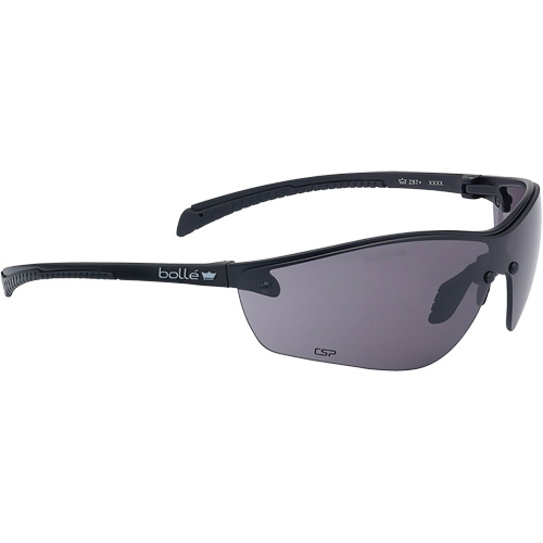 Silium+ BSSI Safety Glasses, Smoke/Grey Lens, Anti-Fog/Anti-Scratch, ANSI Z87+ R.M.G. Prévention