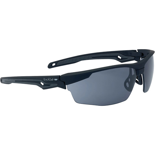 Tryon BSSI Ballistic Safety Glasses, Smoke/Grey Lens, Anti-Fog/Anti-Scratch, ANSI Z87+ R.M.G. Prévention