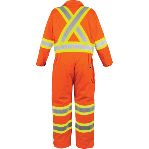 Combinaison non doubl&eacute;e haute visibilit&eacute;, Petit, Orange haute visibilit&eacute; R.M.G. Prévention
