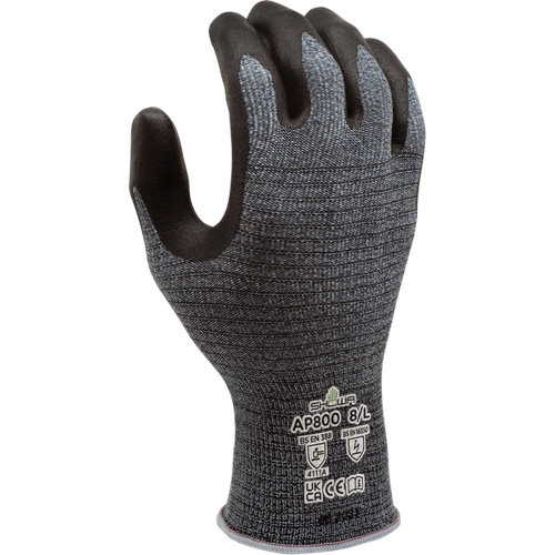Gants AP800 ESD, 6/Petit, R&ecirc;vetement Nitrile micromousse, Calibre 13, Enveloppe en Polyester R.M.G. Prévention