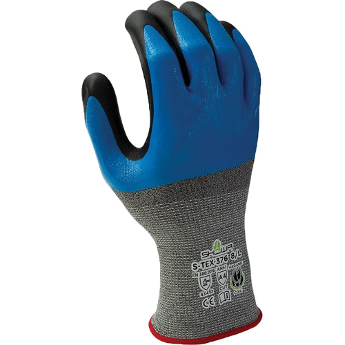 Gants r&eacute;sistant &agrave; la coupe 376, 10/2T-Grand, R&ecirc;vetement Nitrile/Mousse de nitrile, Calibre 13, Enveloppe en Polyester/Acier inoxydable R.M.G. Prévention