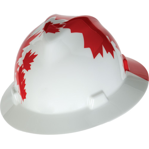 Casque de protection V-Gard &agrave; fentes s&eacute;rie Canadian Freedom, Suspension Rochet, Non ventil&eacute; R.M.G. Prévention