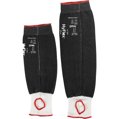 HyFlex 11-251 Narrow Protective Sleeve, Intercept, 18", ASTM ANSI Level A3, Black R.M.G. Prévention