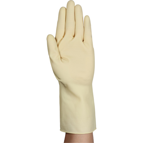 Gants naturels et l&eacute;gers AlphaTec 87-137, Taille 7, 11,8" lo, Latex de caoutchouc, 16 mils R.M.G. Prévention