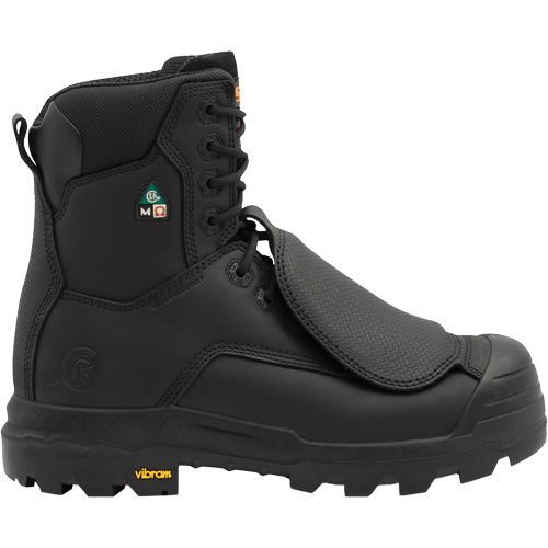 Bottes de travail Vulcan avec protecteur m&eacute;tatarsien &agrave; l'ext&eacute;rieur, Cuir, Taille 7, Imperm&eacute;able R.M.G. Prévention