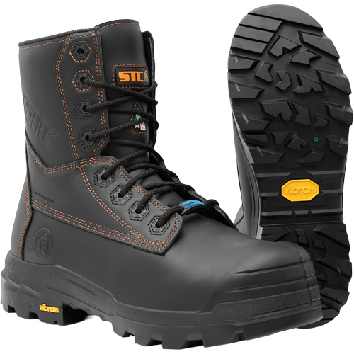 Bottes de travail Metpro Flex avec protecteur m&eacute;tatarsien, Cuir, Taille 14, Imperm&eacute;able R.M.G. Prévention