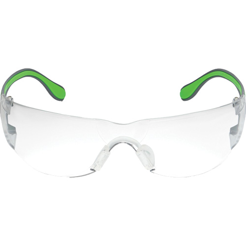 Lunettes de s&eacute;curit&eacute; gris/vert Adapt Lite, Lentille Transparent, Antibu&eacute;e/Anti-&eacute;gratignures, ANSI Z87+/R&eacute;pond ou surpasse la norme CSA Z94.3 R.M.G. Prévention