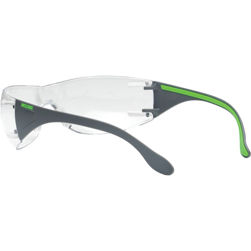 Lunettes de s&eacute;curit&eacute; gris/vert Adapt Lite, Lentille Transparent, Antibu&eacute;e/Anti-&eacute;gratignures, ANSI Z87+/R&eacute;pond ou surpasse la norme CSA Z94.3 R.M.G. Prévention