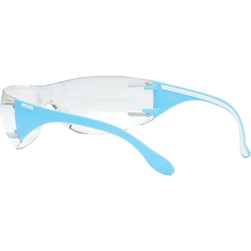 Lunettes de s&eacute;curit&eacute; bleu/blanc Adapt Lite, Lentille Transparent, Antibu&eacute;e/Anti-&eacute;gratignures, ANSI Z87+/R&eacute;pond ou surpasse la norme CSA Z94.3 R.M.G. Prévention