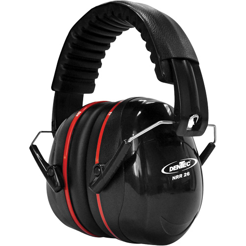 Cache-oreille SEALTEC de s&eacute;rie 500 avec bras doubles en acier inoxydable, Bandeau repliable, 26 dB NRR dB R.M.G. Prévention