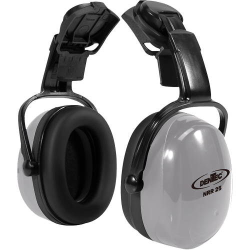 Cache-oreille di&eacute;lectrique en plastique de s&eacute;rie 600 SEALTEC avec bras doubles, Fixation pour casque, 24 dB NRR dB R.M.G. Prévention