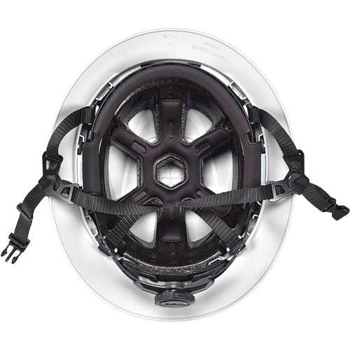 V-Gard H2&reg; Full Brim Safety Helmet, Ratchet Suspension, Non-Vented R.M.G. Prévention