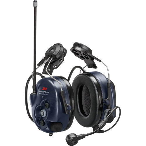 Casque d'&eacute;coute Peltor WS LiteCom Plus, Style Fixation pour casque R.M.G. Prévention