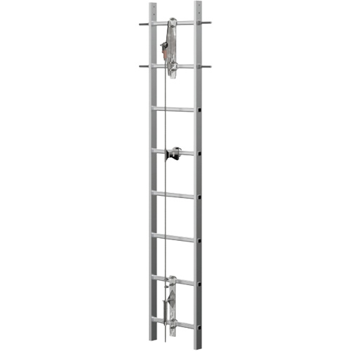 VI-Go&reg; Vertical Cable Ladder Safety System, Galvanized Steel R.M.G. Prévention